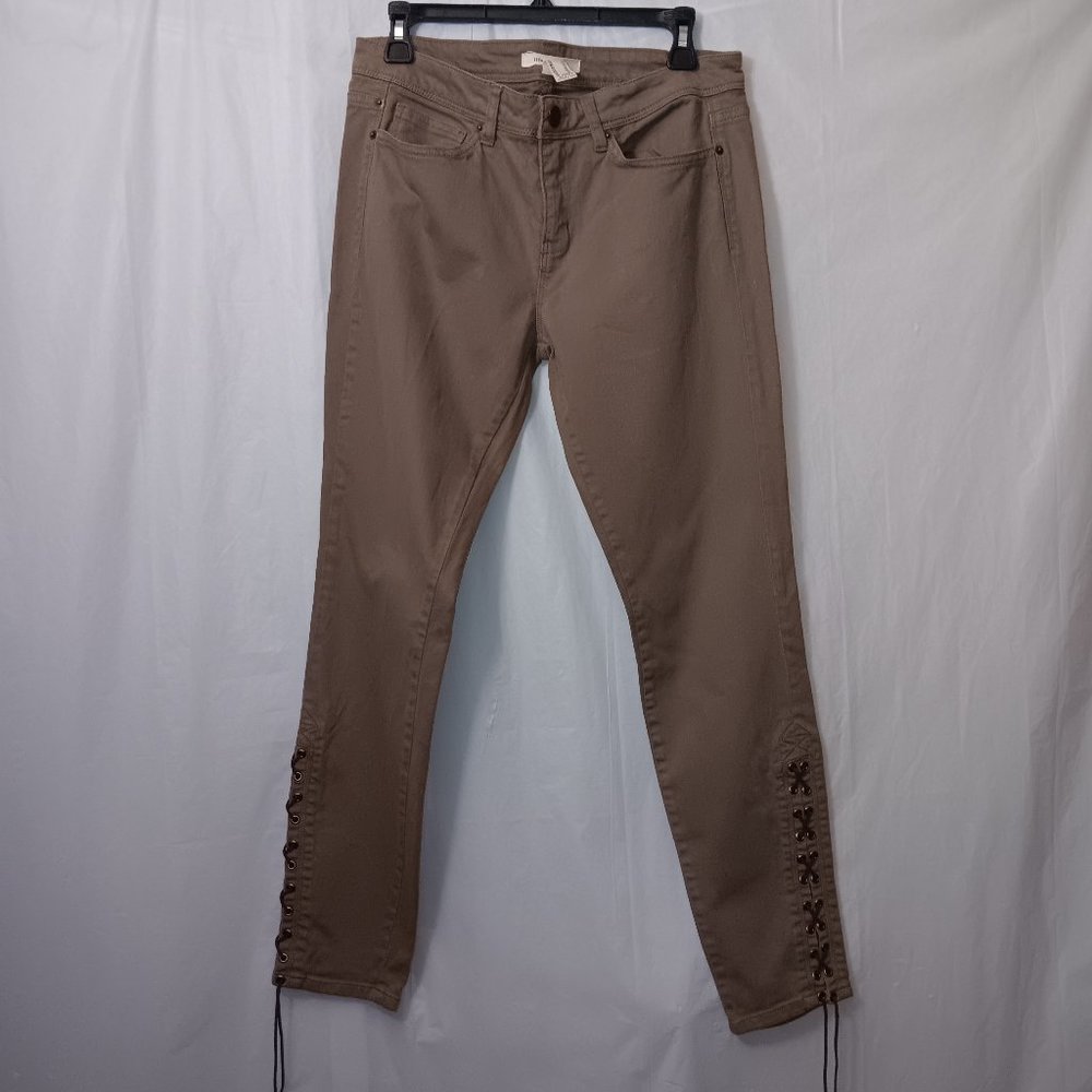 LIFE IN PROGRESS WOMAN LASE UP HEM JEANS